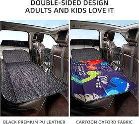1279d Abe Non-inflatable Car Bed Mattress Double-sided Folding Portabl Backseat