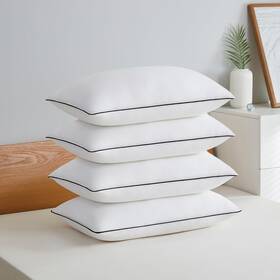 Bp03-nbbk4 Acanva Cooling Bed Pillows For Sleeping Set Of 4 Hotel Quality With Premium