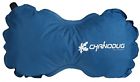 Accmart Self Inflating Travel Pillow For Car Airplane Camping Office Use Blue 600740236129