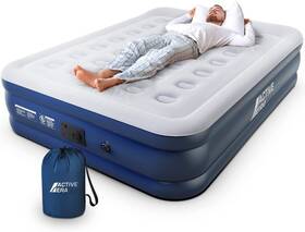 Ab-k1-us Active Era Queen Air Mattress Built Pump And Raised Pillow Puncture Resistant