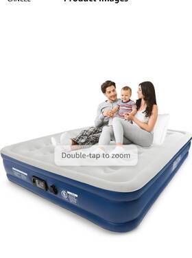 Ab-q04-na Active Era Premium Air Mattress Bed Inflatable With Built-in Pump Queen