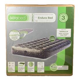 Aerobed 760433800119 Xtreme Endura Bed Twin Size Inflatable Premium Air Filled Mattress Camo