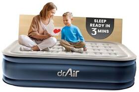 Aerobriz Inc. 850069499037 Full Air Mattress 18 Inch Raised Inflatable Bed With Built-in Pump Waterproof