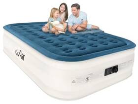 Aerobriz Inc. 850069499174 Queen Air Mattress 18 Inch Raised Inflatable Bed With Built-in Pump Waterproof