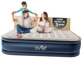 Aerobriz Inc. 850069499488 King Air Mattress 18 Inch Raised Inflatable Bed With Built-in Pump Waterproof