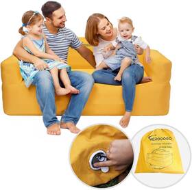 Mnsf01 Aerogogo Inflatable Couch Self Sofa Air With Built-in Pump Recharge