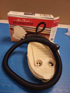 M403 Air Cloud Inflatable Foot Pump Bellows Style Extra Long Hose Mattress