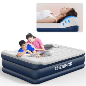 Air Mattress 198715508598 Cherimor Queen With Built In Pump 20.5 Inch High Inflatable W