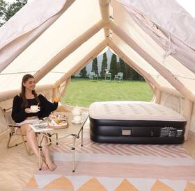 Aycd-002 Air Mattress Queen With Wireless Built-in Pump Quick Inflate Home And Camping