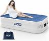 Air Mattress Idoo Twin Bed With Pump Inflatable Blow Up