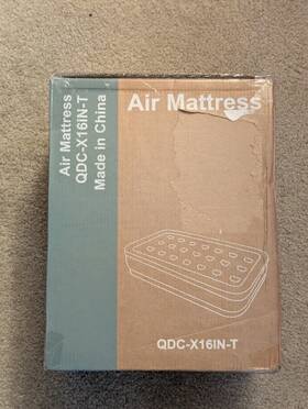 Qdc-x16in-t Air Mattress Concetta 16in Twin With Built In Pump 600lbs Capacity