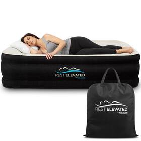 Air Tuff 091128826733 Restelevated Luxury Pillow Top Queen Size Mattress With Built In Pump 2