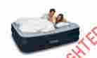 Airbed1 Inflatable Mattress Airbed Soft Top Comfort Built-in Pillow Bed W Pump Queen 734034283312