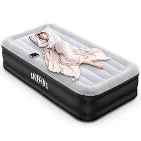 Af-a03-gy-v1 Airefina Twin Size Air Mattress With Built-in Pump Inflatable Matt... Fast Ship