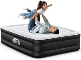 75x54x18in Airefina Af-a05 Full Size Air Mattress Built-in Pump Double Inflatable