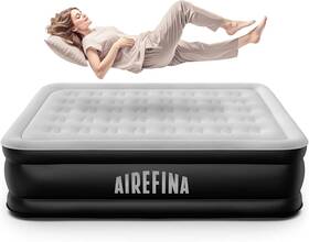 Af-a08 Airefina Air Mattress Queen With Built-in Pump For Guest Portable