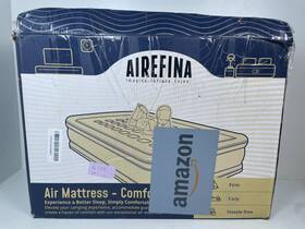 X0043u576l Airefina Queen Air Mattress Built In Pump 18 Inch Raised Comfort Blow Up