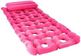 Airhead 737826043835 Sun Comfort Cool Suede Pool Mattress Raspberry Single A