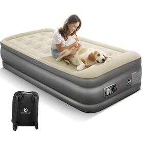 Ac-pv318-n-twin Alpha Camp 19 Inch Twin Air Mattress With Built In Pump And Pillow Blow Up Ma