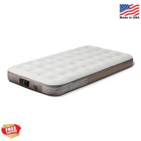 Amazon Basics 840324435146 Inflatable Air Mattress Twin With Built-in Pump