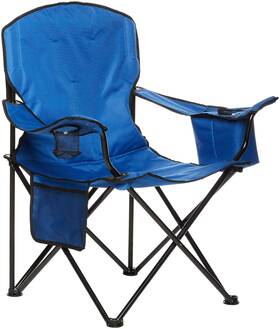 Amz-400-nap-xl Amazon Basics Portable Oversized Camping Chair With 4-can X-large Blue