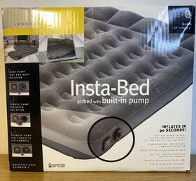 822003 American Recreation Products Insta-bed Style Queen Air Bed With Built-in Pump-new Sealed