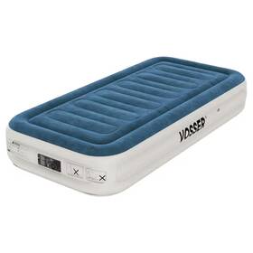 Angel Sar 313025561525 15 Inch Blue Twin Air Mattress With Built-in Pump And Storage Bag Foldable Infla