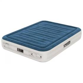 Angel Sar 313044818891 15 Inch Blue Queen Air Mattress With Built-in Pump And Storage Bag Foldable Infl
