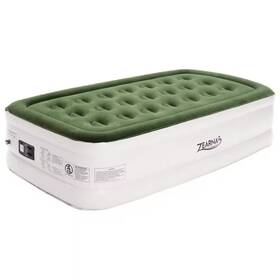 Angel Sar 705353433689 18 Inch Green Twin Air Mattress With Built-in Pump And Double Chamber For Cam