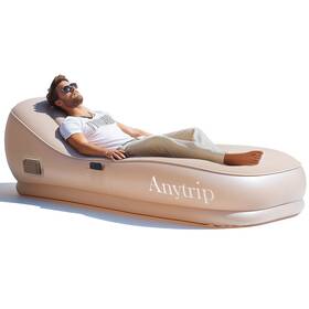 At-53065 Anytrip Inflatable Couch Air Sofa Blow Up Lounger With Built-in Pump Portable Self- Inch