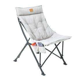Vf2065-grey Armor Castle Saucer Chair For Adults 10.2 X 12.6 44.1 Inches Grey