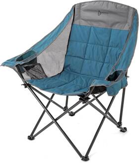 Kks0373u Arrowhead Outdoor Oversized Folding Camp Chair With Adjustable Double Sized Blue