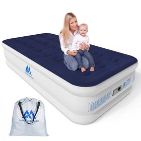Aubor Mentech 753584174161 Air Mattress Twin With Built In Pump 18ftft X-long Luxury Comfort Raised
