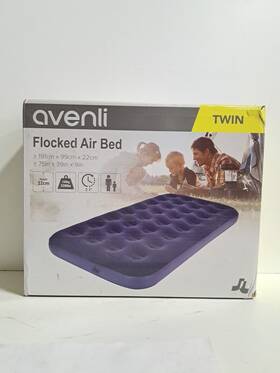20334 Avenli Flocked Air Bed In Twin Size #20334. R2s
