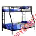 B004xo306u Sunrise Metal Twin Double Bunk Bed Black