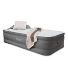 B00ocbt7io Intex Imported Elevated Airbed With Electric Pump Bed 689816959636