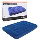 B01dniu500gc Milestone Double Flocked Air Mattress Bed Blue 689311269773