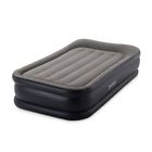 B01j1kvr88 Intex Mattress Air Bed Electric Pump Soft Flocked 689817263916