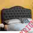B72121 Fashion Bed Group New Full Queen Charcoal Bedroom Foam Stylish Furniture Upholstered Headboard