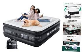 Am03 Baofeng Size Air Mattress With Built-in Pump For Guest 18 Inch Extra Tall Inflatable Queen