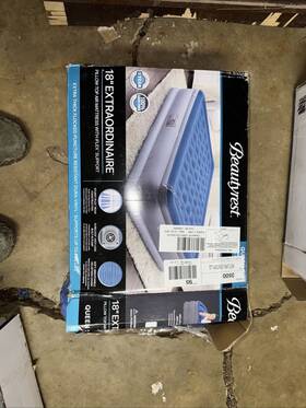Beautyrest 612650143961 Queen Size Air Bed 18 Inch Comfort Plus Raised See Description