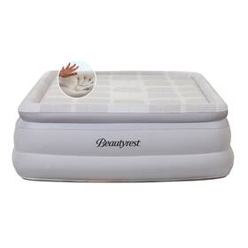 Beautyrest 744759870124 Memory Elite 20 Inch Raised Foam Pillowtop Queen Air Bed With Built-in Pump
