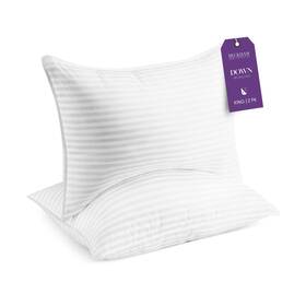Bkm-36x20 Beckham Hotel Collection King Size Bed Pillows Set Of 2 - Down Pillow For Sle