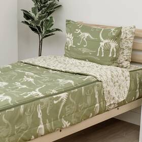 Nwtfoss102 Beddys Dinosaurs T-rex Theme Boys Durable Zipper Bedding For Kids Bed In A