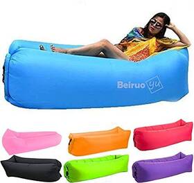 Beiruoyu 667107736731 Inflatable Lounger Air Chair Sofa Bed Sleeping Bag Couch For Beach Camping La