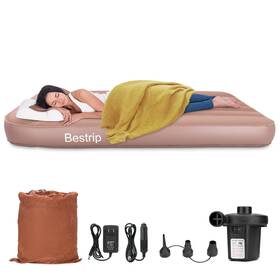 Bestrip 952917765180 Air Mattress Twin Size Inflatable Bed With Pump Single Camping Blow Up Ma