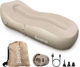 Bp800 Bestrip Auto Inflatable Couch Air Mattress Sofa Bed With Portable Pump Khaki Infla