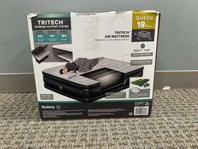 6714ve Bestway Tritech Air Mattress Queen/18in Height-