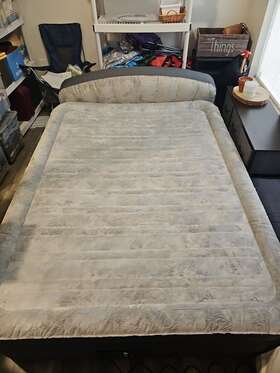 Bestway 821808055944 Sealy Alwayzaire Tough Guard Air Mattress Queen Size With Board Head