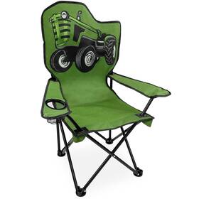 Black Sierra Equipment 810064852411 Folding-lawn Chair For Camping Beach Junior Big Green